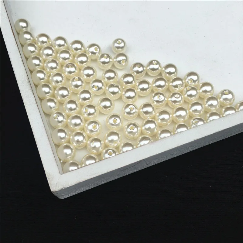 Ivory 36-500 штук 3/4/5/6/8 мм Цвет Прямые рваные имитация жемчуга DIY ручной работы из бисера бусины Материал для колье и сумки аксессуары - Цвет: Ivory