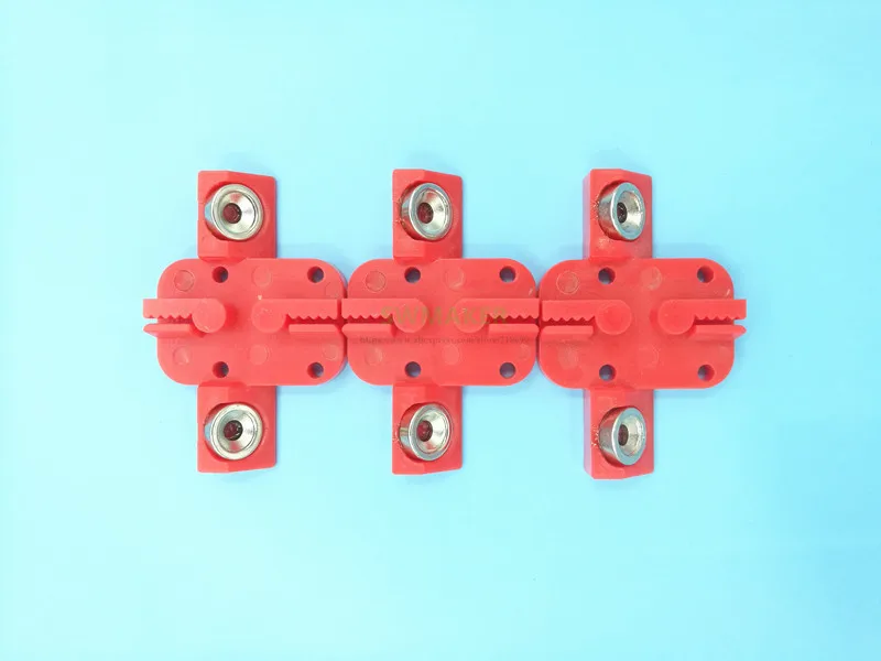 Reprap стержни коссель XL Красный пластиковый магнитный эффектор+ каретка+ 300 мм углеродная трубка диагональные толкатели комплект для Delta kossel DIY 3d принтер