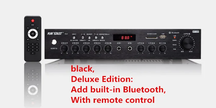 WY-009 200 Вт усилитель мощности домашний 5,1 HiFi домашний кинотеатр караоке ok аудио AV усилитель