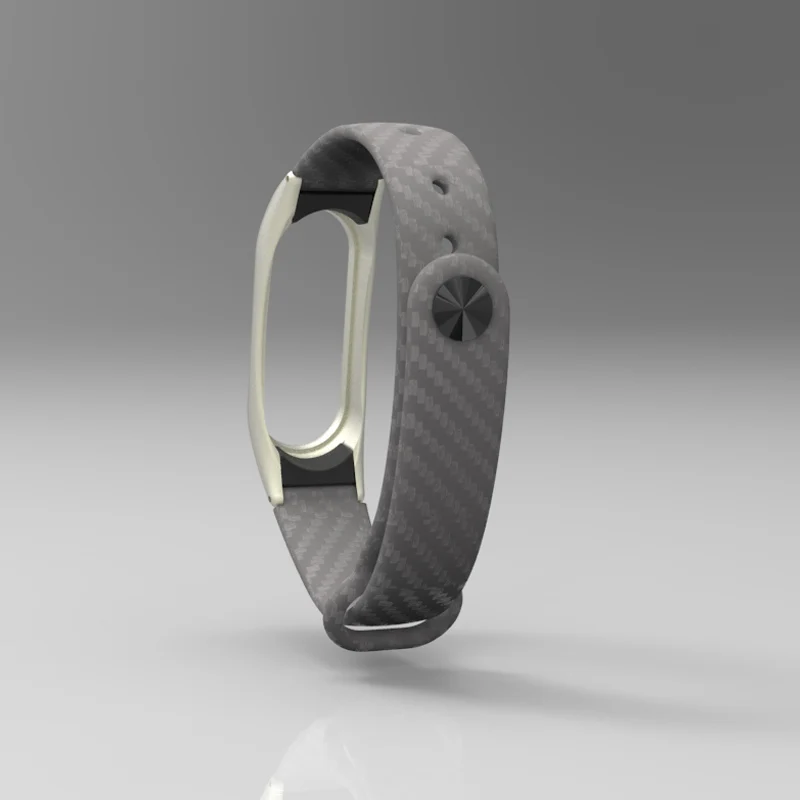 Замена Mi Band 2 ремешок M2 силиконовый с металлическим корпусом для Xiaomi умный