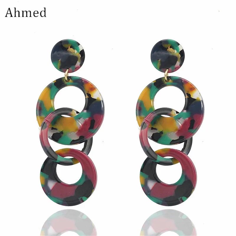 Новинка очаровательные длинные серьги подвески Ahmed висячие для женщин модные