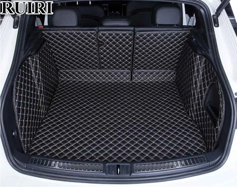

Good quality! Full set car trunk mats for Porsche Cayenne 957 2010-2006 waterproof boot carpets cargo liner mat for Cayenne 2007