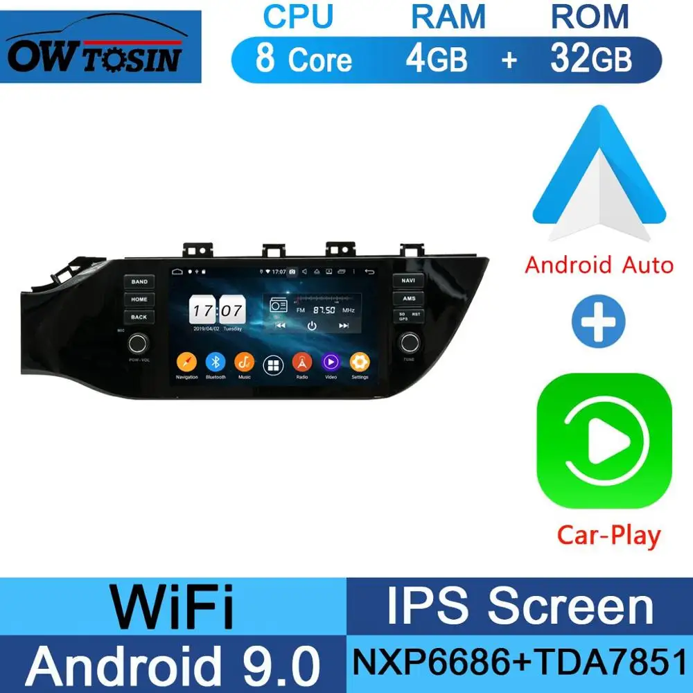 32G CarPlay Android Octa Core Android 8,0/4 ядра Android 8,1 Автомобильный DVD плеер для KIA RIO K2 KIA K2 автомобильное радио Мультимедиа Bluetooth gps - Цвет: 32G CarPlay Android