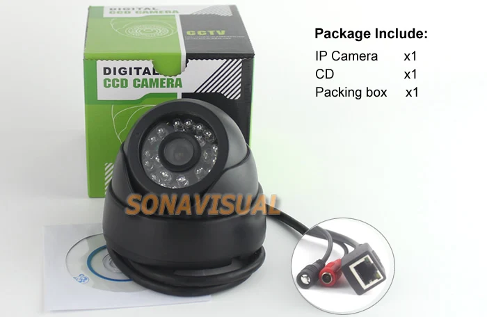 1.0 Мегапиксельная 720 P HD Беспроводная Ip-камера Wi-Fi 1MP Поддержка P2P Onvif Обнаружения