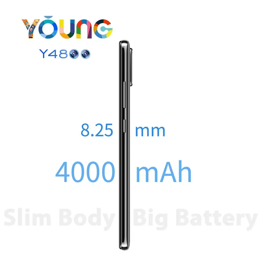 Oukitel Y4800 Android 9 0 48mp + 5mp двойная задняя камера 4000 мАч 6 ГБ 128 Гб 3 дюйма FHD дисплей V/2A Flash
