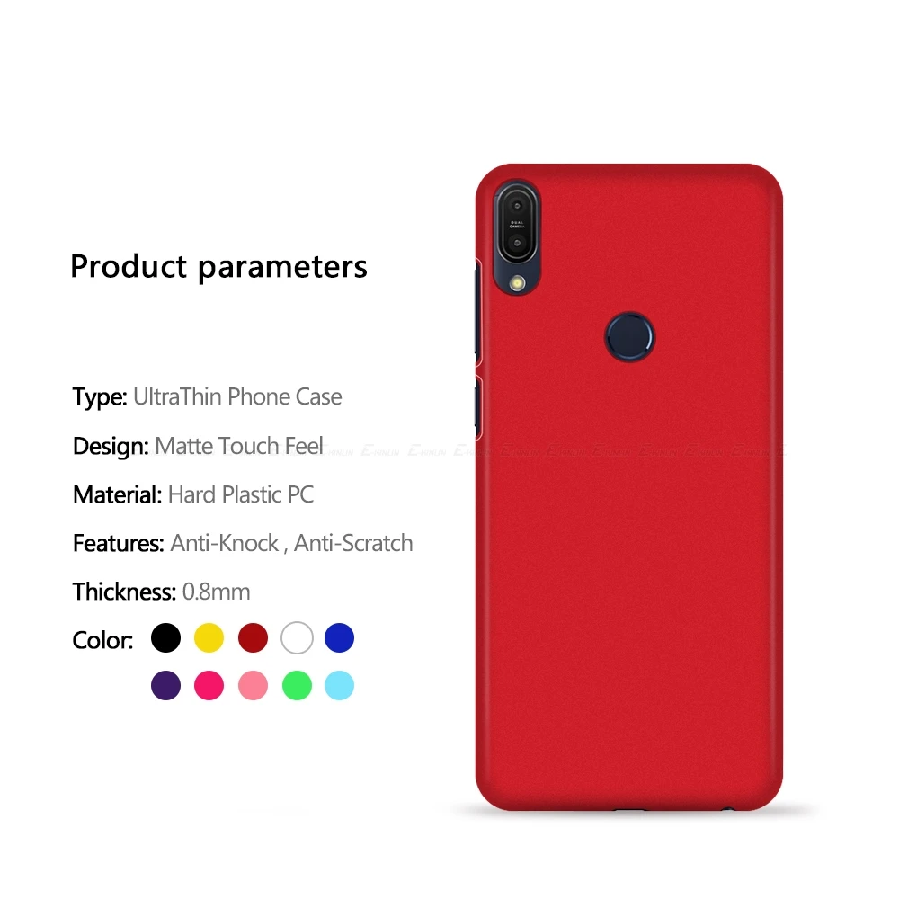 Матовый Жесткий чехол на заднюю панель для Asus ZenFone Max Pro Plus M2 M1 ZB631KL ZB633KL ZB602KL ZB601KL