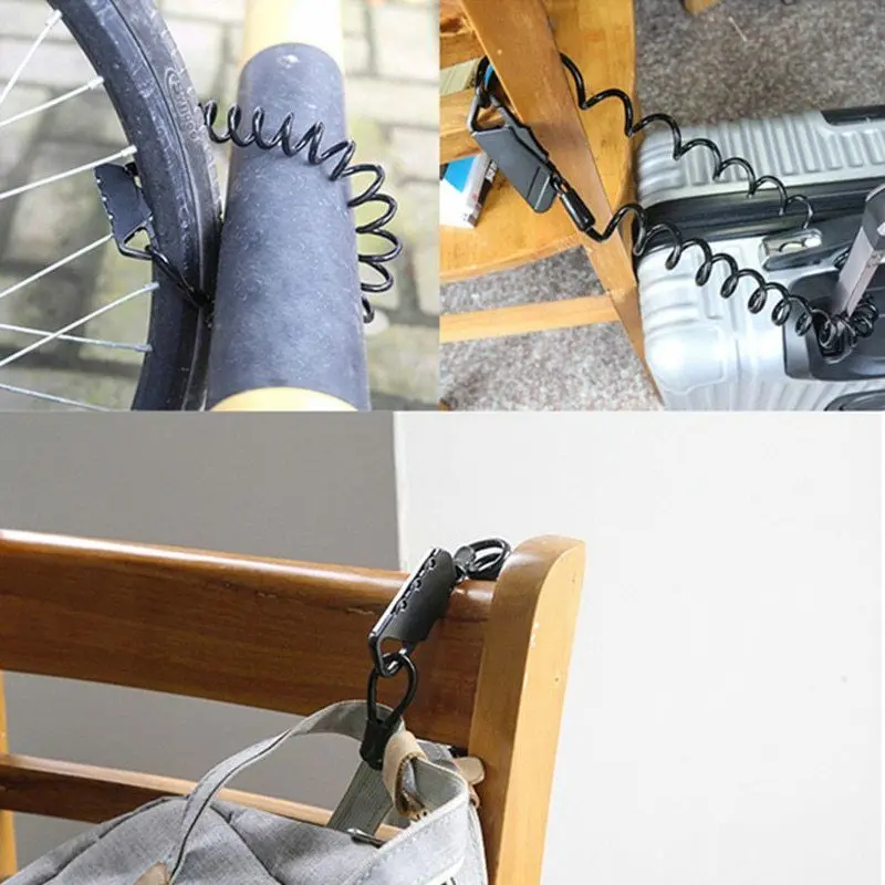 

Luggage anti-theft /mini cable baby stroller helmet lock Bicycle Prevent Theft