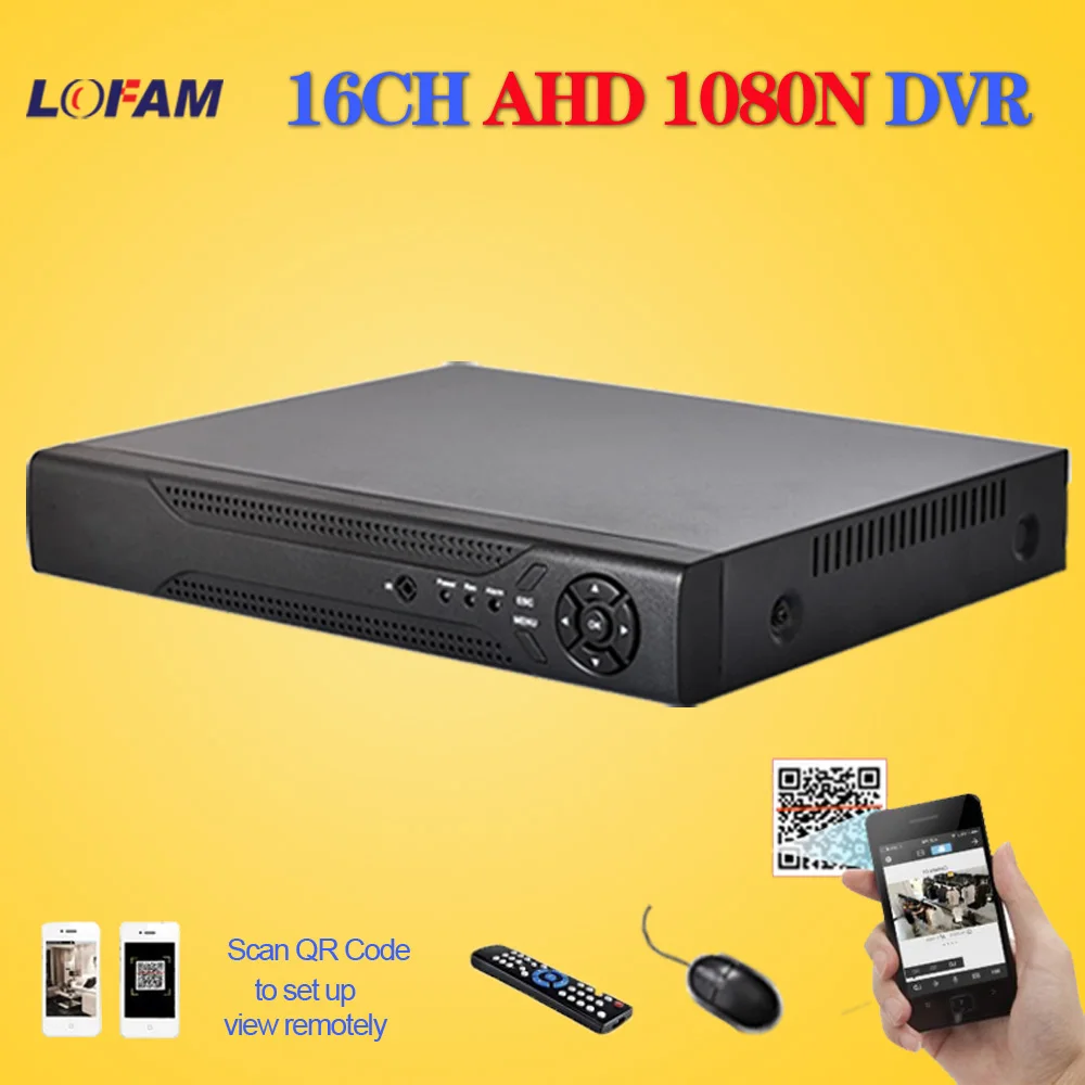 LOFAM домашний CCTV DVR 16CH цифровой видеорегистратор 16 каналов AHD 1080N wifi гибридный видеорегистратор для видеонаблюдения видеорегистратор 16ch 1080P HDMI