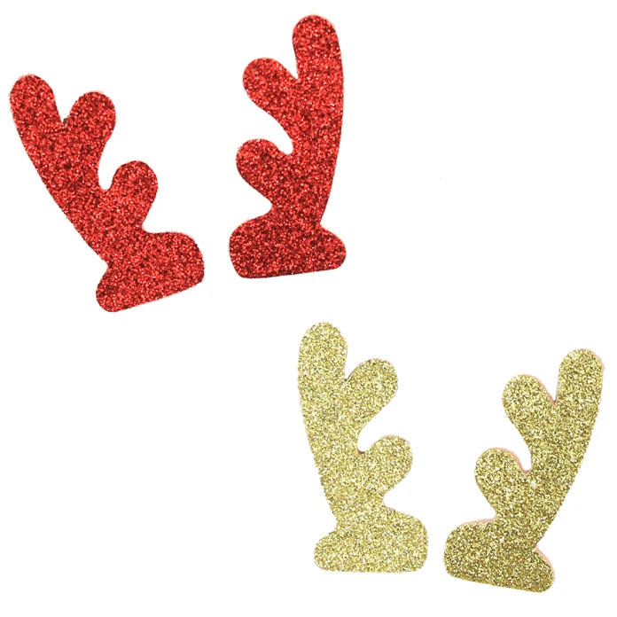 Золотые блестящие Оленьи Рога кошачьи для детей аксессуары волос и детские