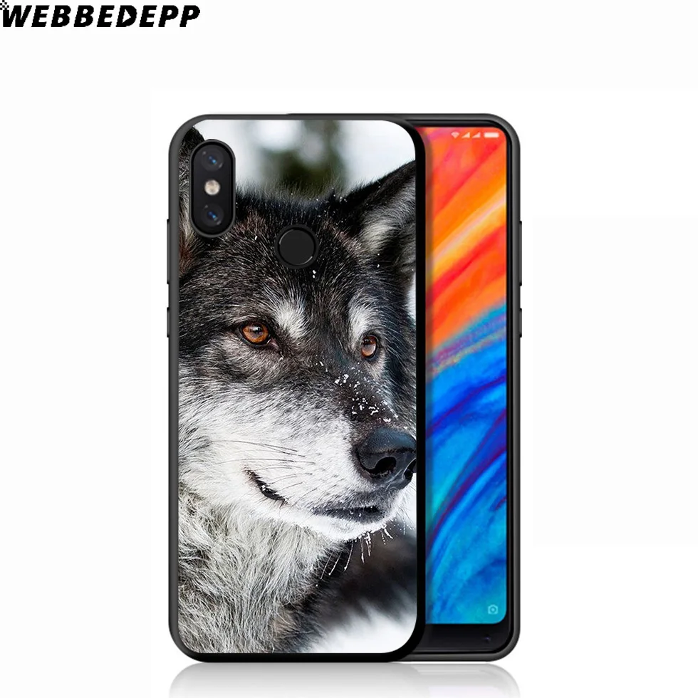 WEBBEDEPP Husky Cute Simple Wolf Soft Case for Xiaomi Mi 9T 9 8 SE 6 A1 A2 A3 Lite MiA1 MiA2 MiA3 F1 MAX 3 Mi8 CC9E CC9 |