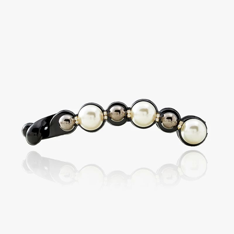 CHIMERA Pearls Hairpins Banana Hair Clips Fashion Jewelry Vintage Headwear Women Hairgrips Ponytail Barrette Clamp Pin Accessory | Украшения