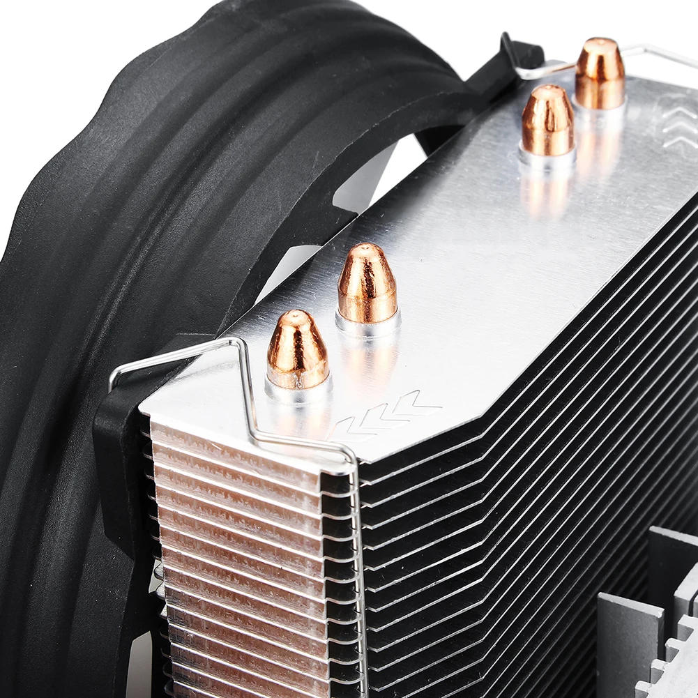 Кулер для процессора со светодиодной подсветкой RGB 4 контакта тепловые трубки