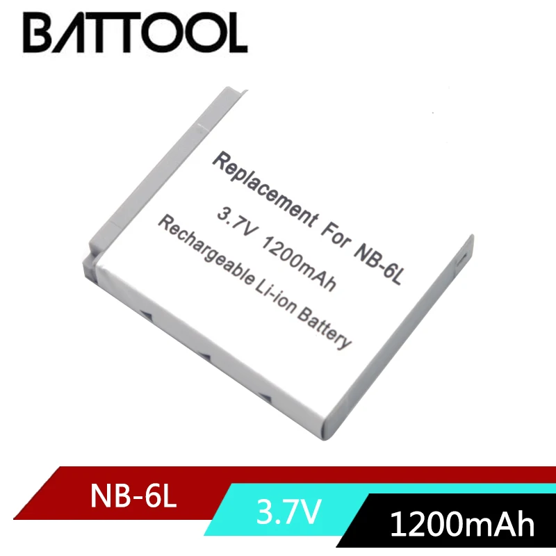 1X NB-6LH NB6L NB-6L Li-Ion Батарея для Canon Мощность-shot Камера HS SX520 SX530 SX540 SX600 SX610 SX700 SX710 IXUS 95 200 210 105
