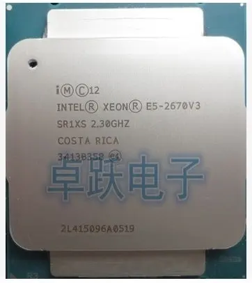 Процессор Intel Xeon E5-2670V3 2,30 ГГц 30 м 12 ядер 22нм 120 Вт LGA2011-3 E5 2670V3