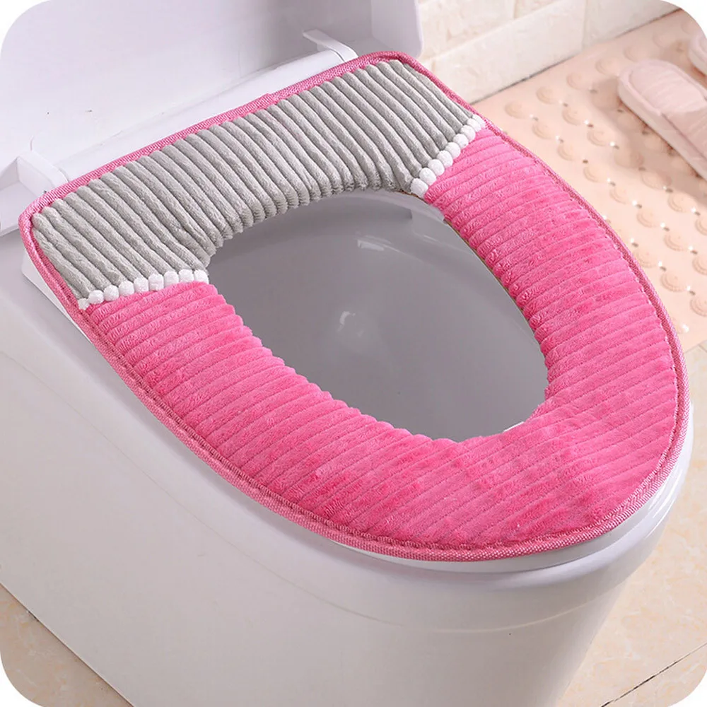 Вельвет PU Closestool мягкий грелка все формы защитное покрытие для ванной комнаты унитаза крышка сиденья многоразовые прочный нетоксичный легко чистить