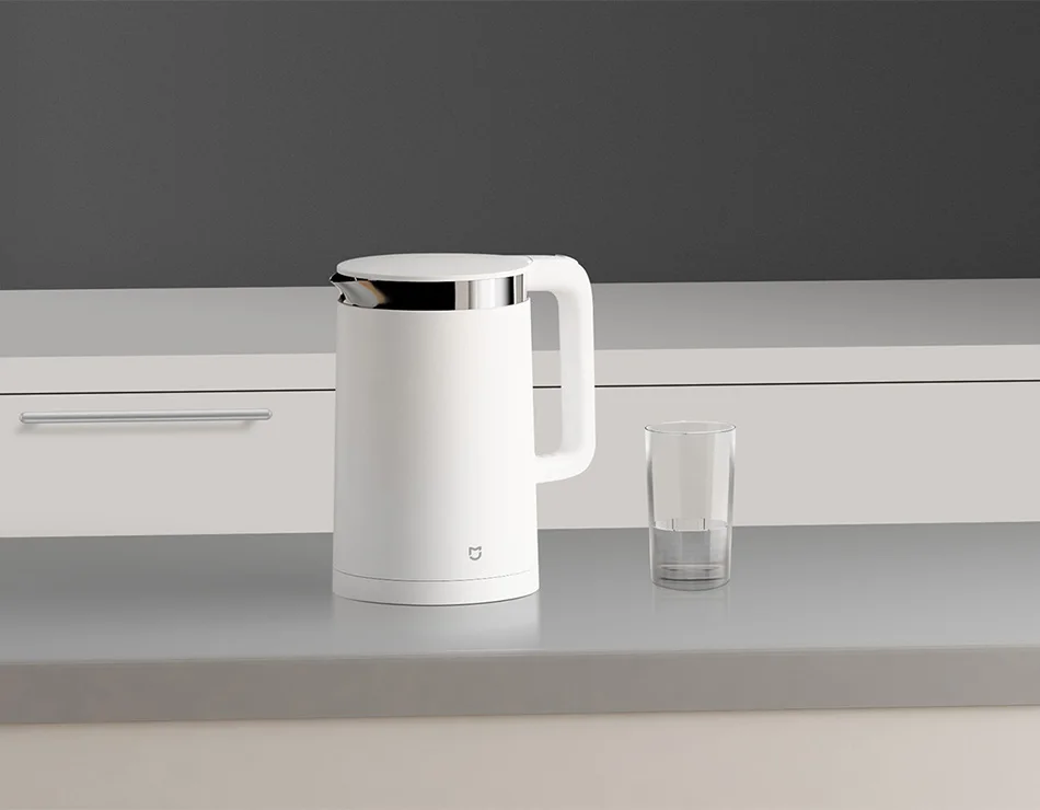 Xiaomi умный постоянный Электрический чайник контроль воды 1.5L Теплоизоляция чайник поддержка для управления мобильным приложением