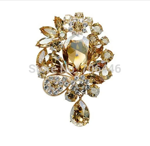 Винтаж Серебряный тон Ясно Украшенные стразами со идеально сочетаются с