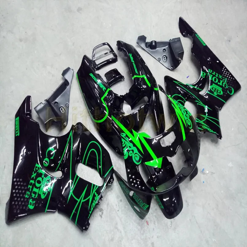 

Custom motorcycle cowl article for CBR900RR 1994 1995 1996 1997 CBR893RR ABS Plastic Fairings+Botls+green black M2