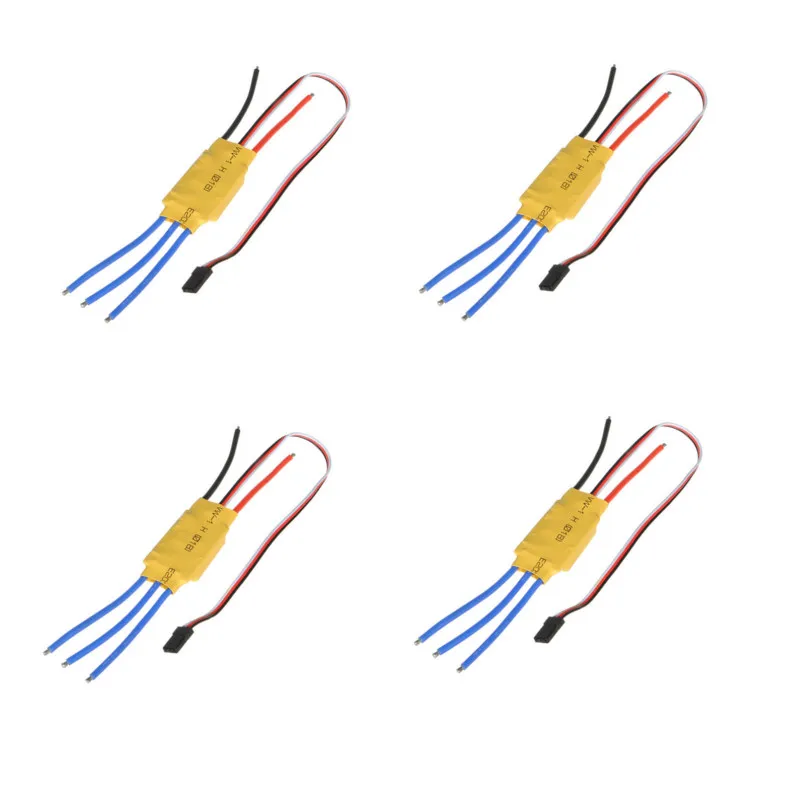 4 шт. XXD HW30A 30A бесщеточный двигатель ESC для радиоуправляемого самолета