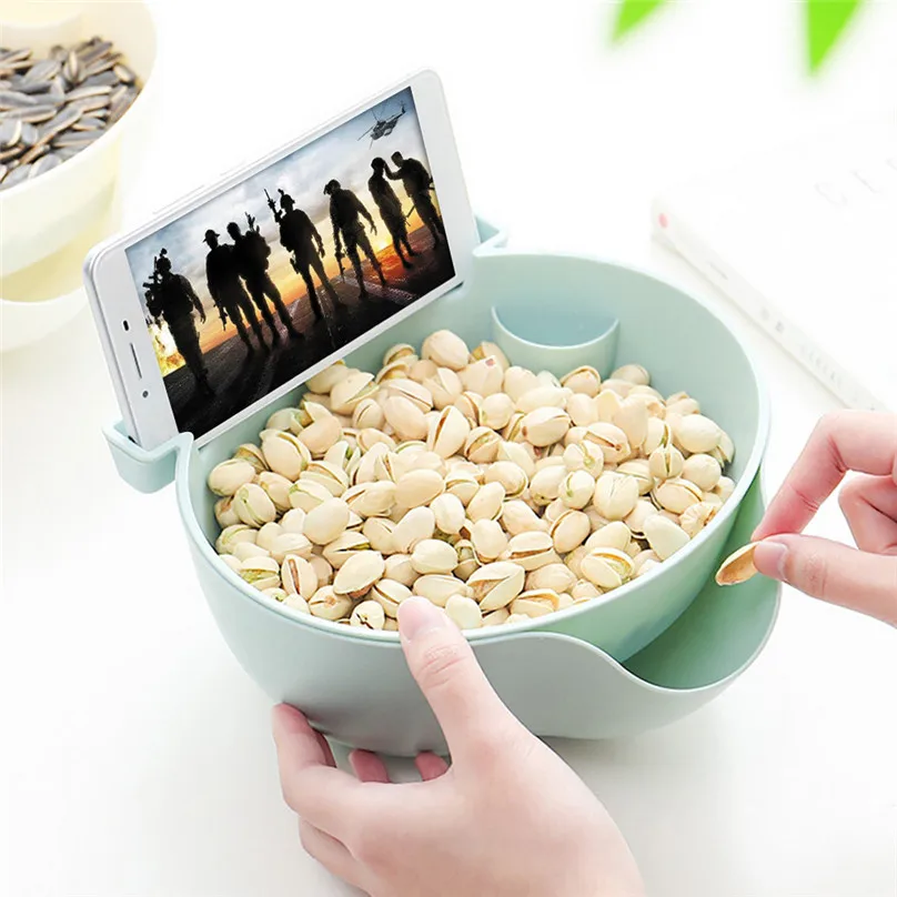 Многофункциональные двухслойные сухие контейнеры для фруктов конфет закуски