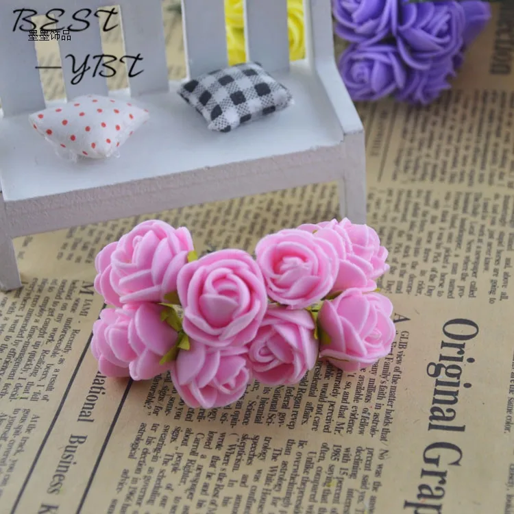 Искусственные головные уборы в виде Розы декоративные из пены Rugosa чистый