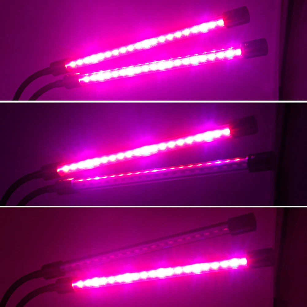 

20W Plants Grow Light Lamp 40 LED Dual Head Plants Grow for Indoor Hydroponics