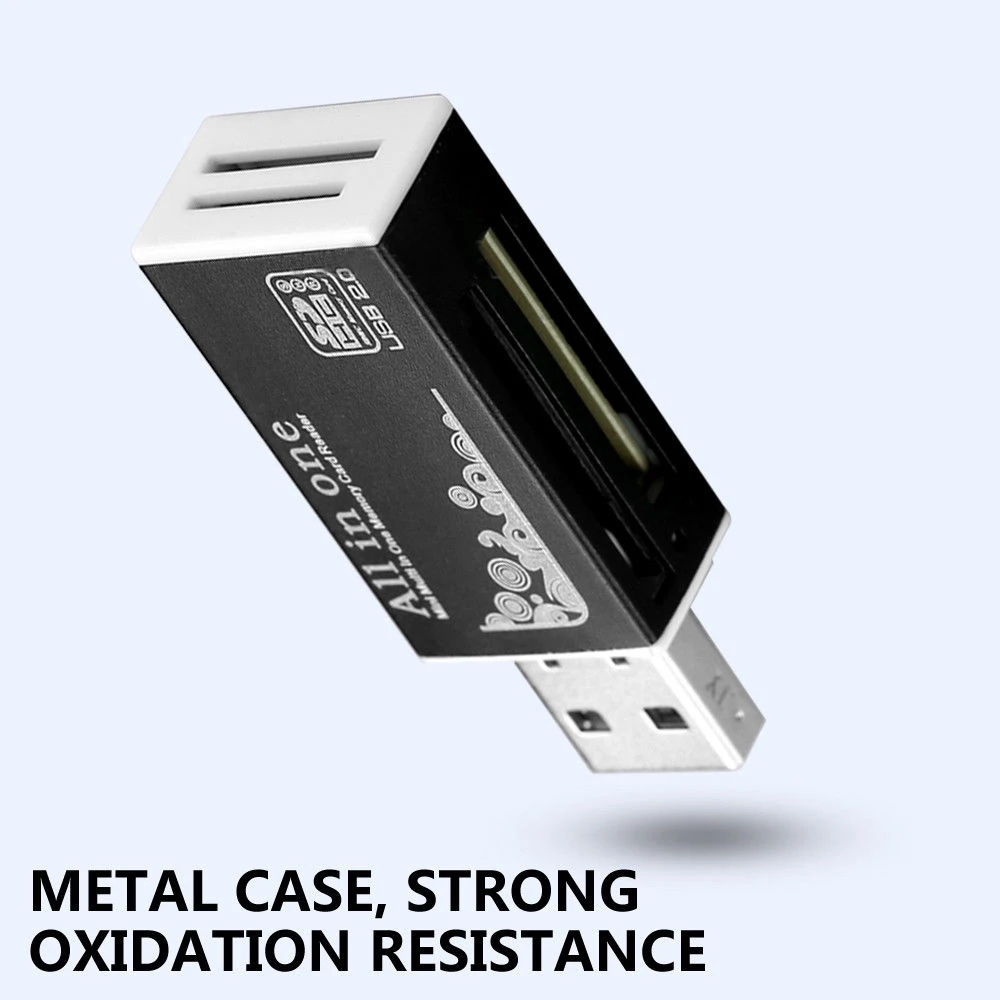 Высокоскоростной USB 2,0 все в 1 мульти-ридер карт памяти SB мобильный SDHC Micro SD к USB 2,0 MMC M2 для компьютера ноутбука