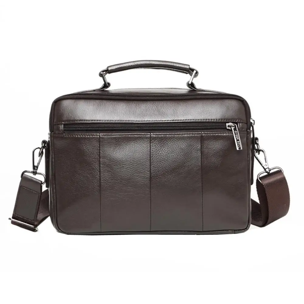 Мужская сумка из воловьей кожи модный винтажный мессенджер на плечо деловой