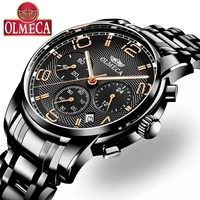 olmeca brand quartz military watches sport mens watch relogio masculino chronograph wrist watch waterproof watches for men