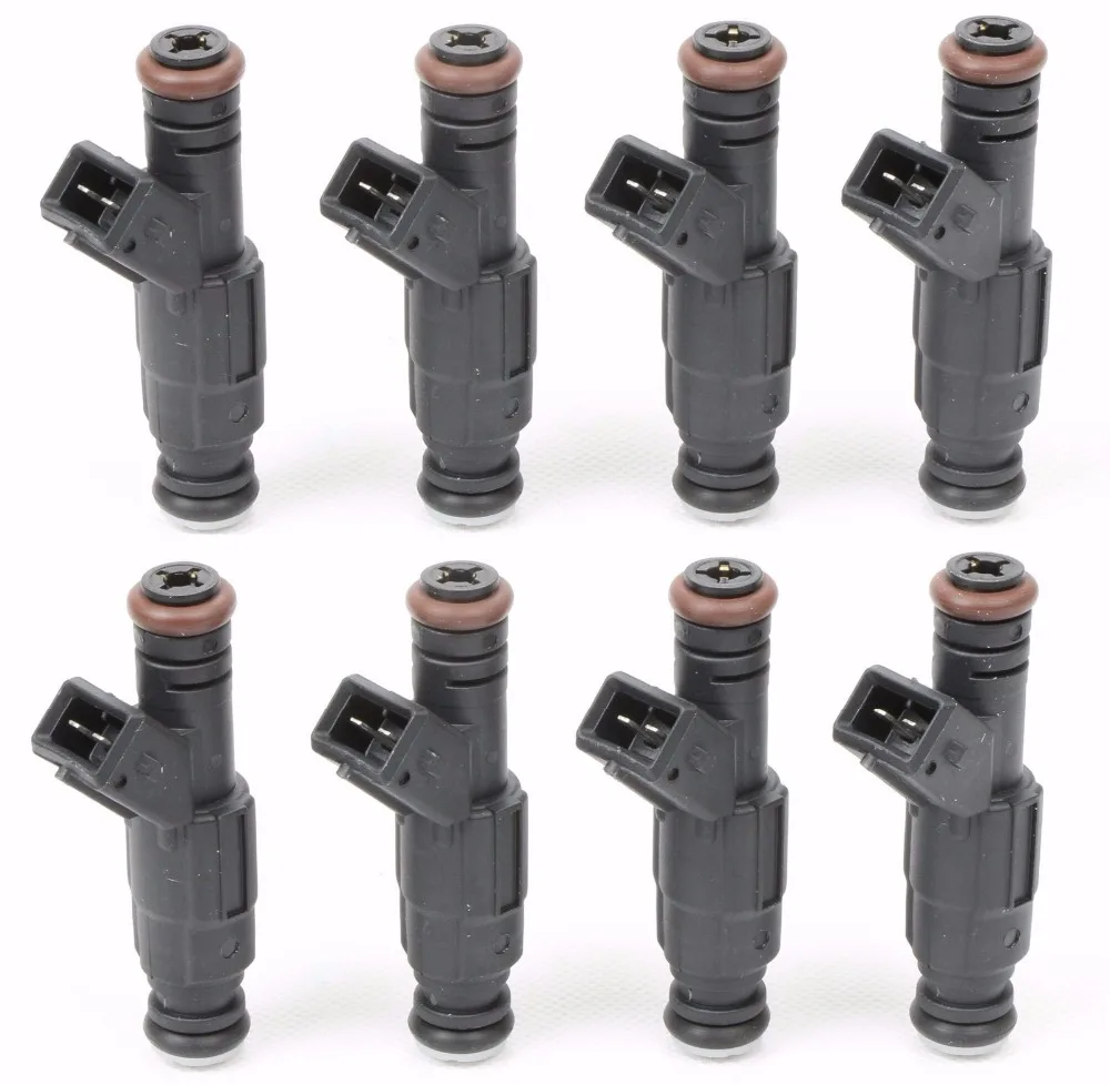 

MOSTPLUS Set (8) High Impedance 1200cc EV1 Fuel Injectors for Ford GM LT1 LS1 LS6 114lb