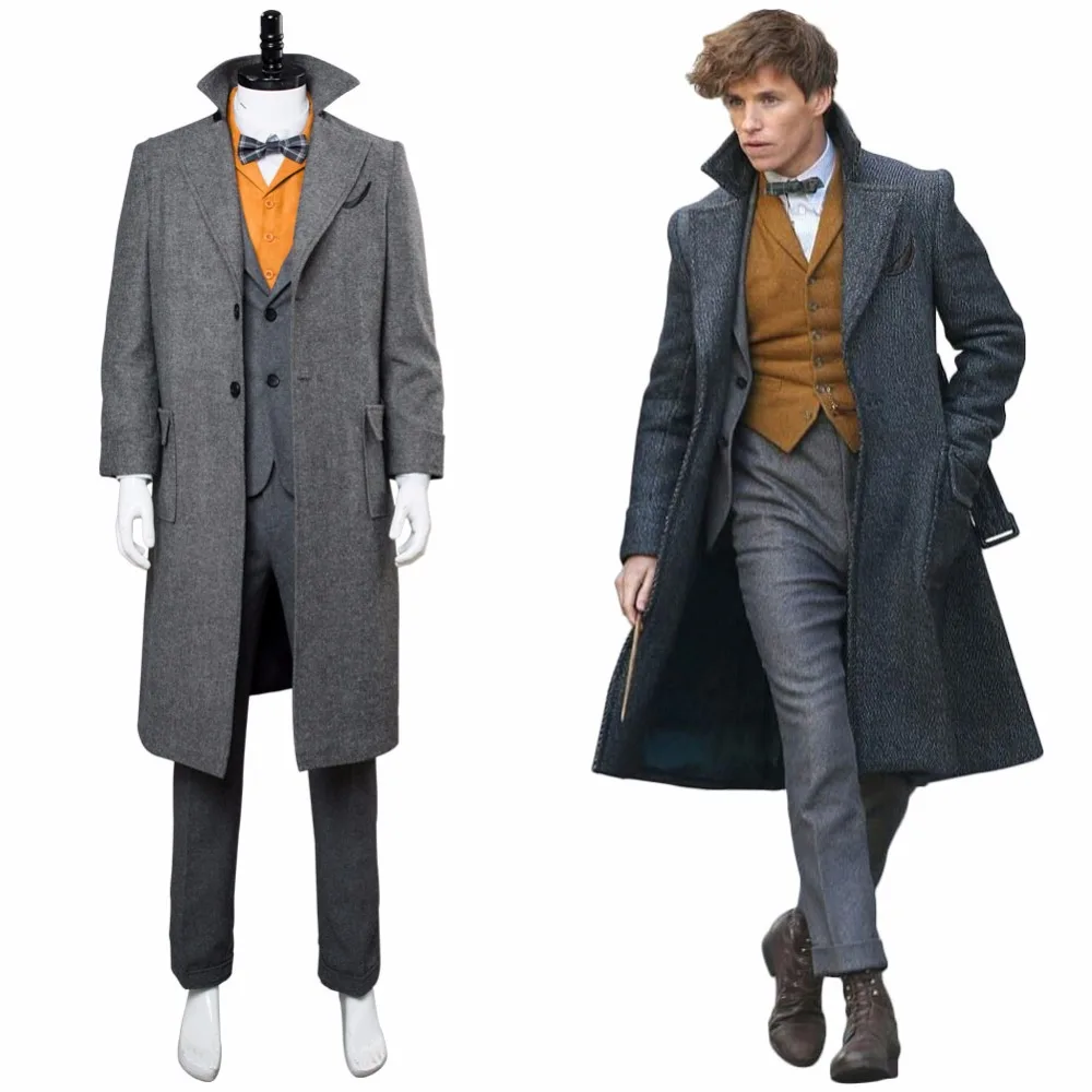 Костюм для косплея Newt Scamander полный комплект Фантастические звери: The Generation of grindelski