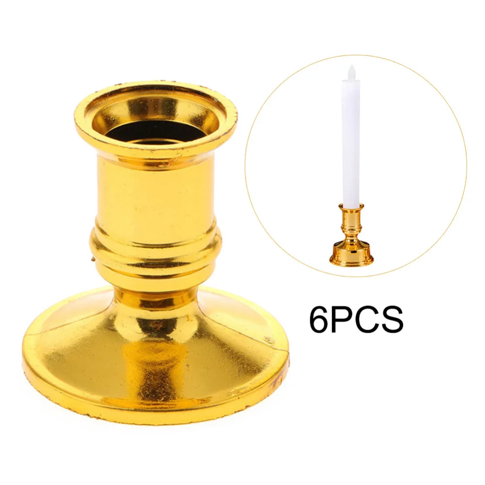 Новый дизайн 6 шт. подсвечники конические подсвечник настенный домашний декор