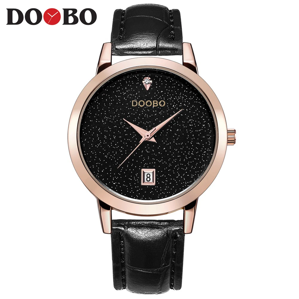 

Fashion Top Brand Women Stainless Steel Strap Quartz Wrist Watch Luxury Simple Style Designed Watches Women's Clock DOOBO