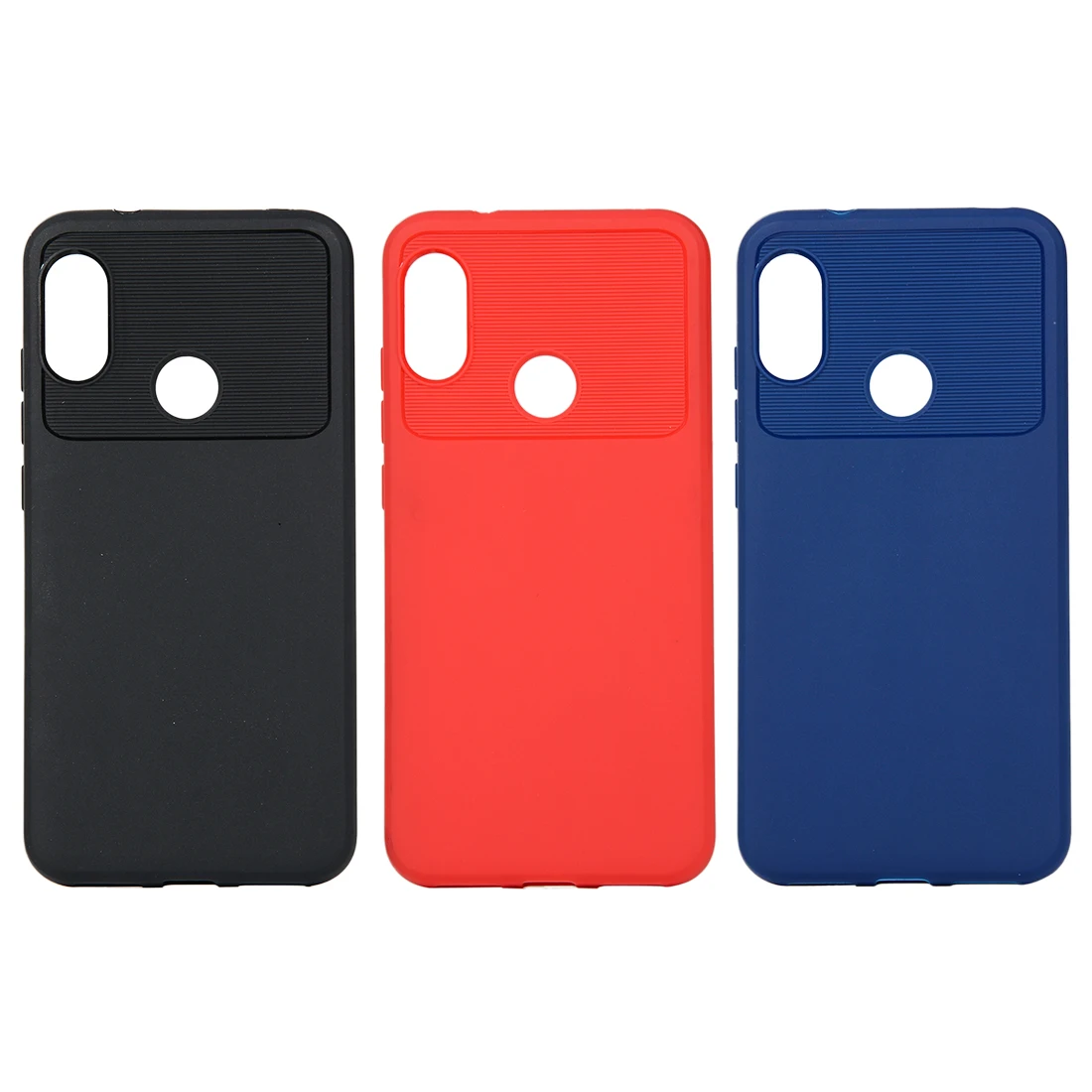 TPU чехол для Xiaomi Redmi 6 Pro углеродное волокно текстурный дизайн противоударный