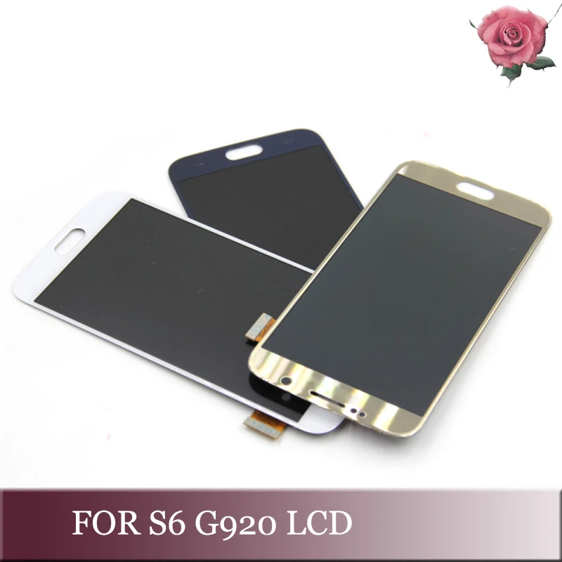 ЖК-дисплей для Samsung galaxy S6 G920 сенсорный экран дигитайзер G920i G920P G920f G920V G920A G920W8