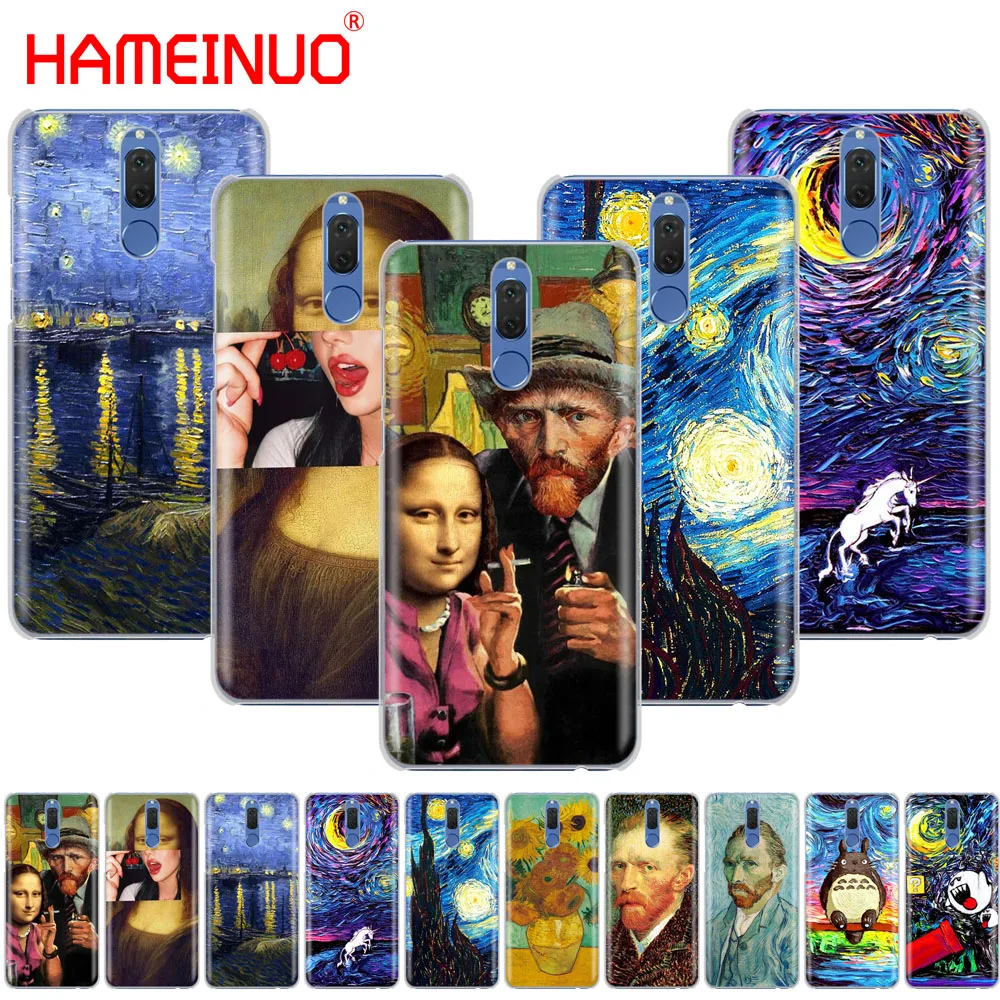 HAMEINUO Van Gogh чехол для телефона с изображением звездной ночи Huawei NOVA 2 2S 3e PLUS LITE P smart 2018