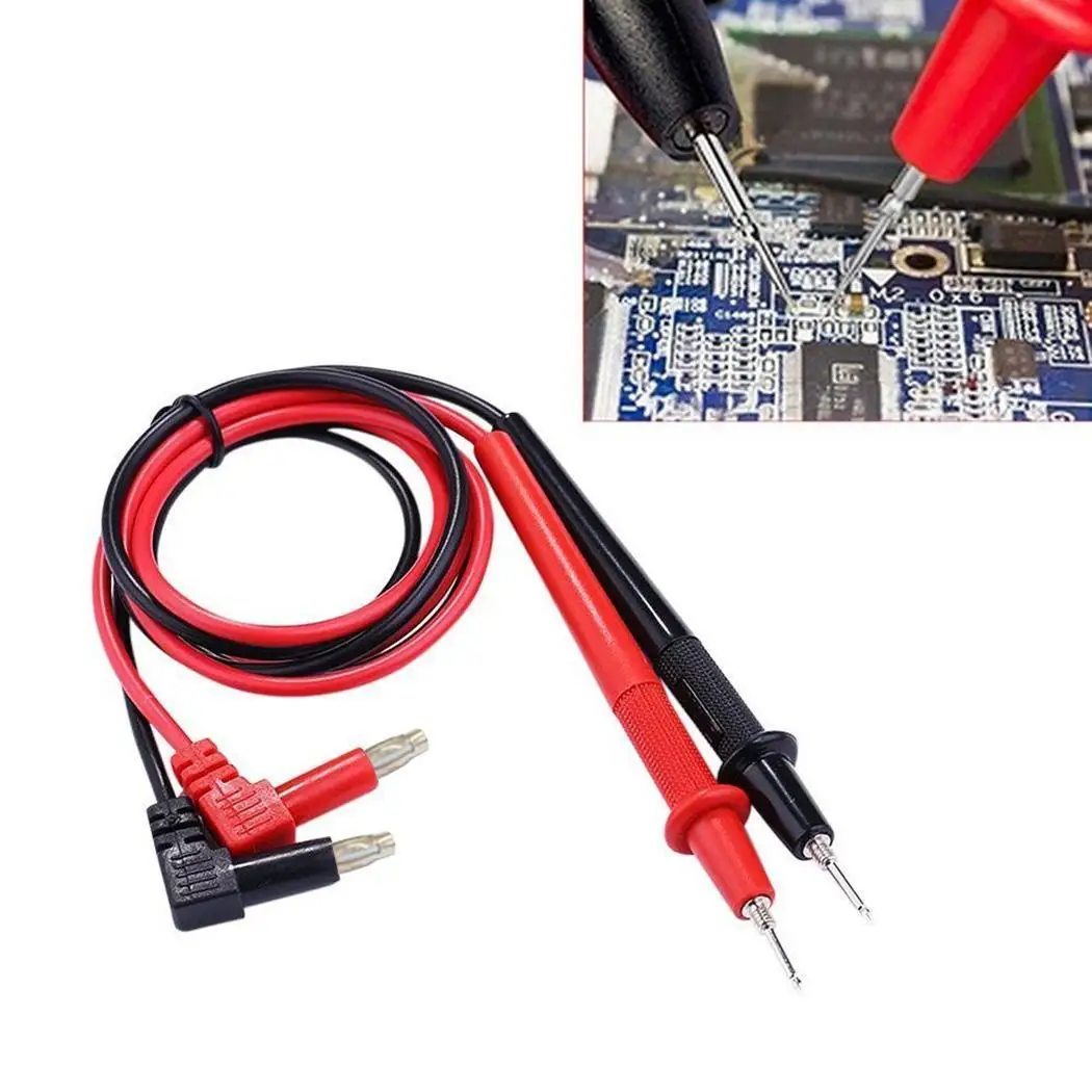 2 шт. тесты зонд провода мультиметр Универсальный стандартный разъем резиновая