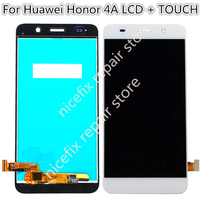 Черный/белый/золотой ЖК + TP 5 0 &quotдля Huawei Honor 4A Y6 SCL L01 L21 дисплей с кодирующий