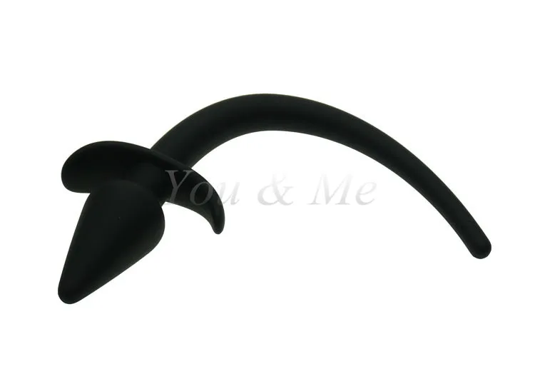 Новинка 100% силиконовая Анальная пробка с хвостом собаки интимные товары для