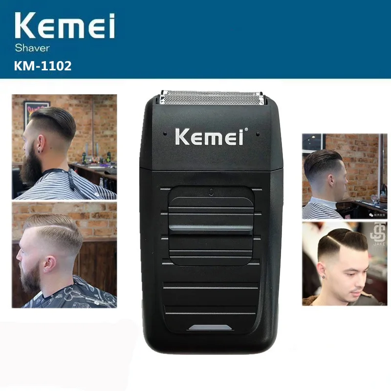 Kemei KM 1102 аккумуляторная бритва для бороды электрическая Беспроводная Бритва