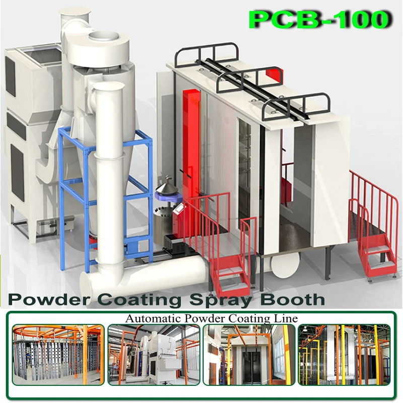 PCB 100 большая циклонная система восстановления автоматический порошковое