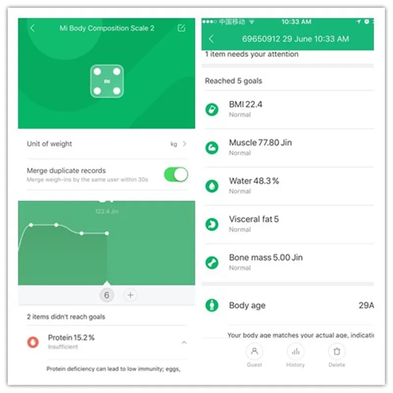 Xiaomi Mi Smart Body Fat Scale 2 Bluetooth 5,0 приложение монитор баланс тела тест весы состава скрытый светодиодный дисплей