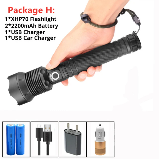 H 5000лм XHP70/XHP50 флэш-светильник usb зарядка лампа масштабируемый светодиодный фонарь мощный светильник для отдыха на природе z50 - Испускаемый цвет: H