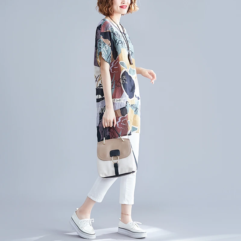 COIGARSAM новые летние свободные с коротким рукавом тонкие длинные покрытые в его blusas