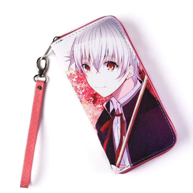Anime K Аниме K Isana Yashiro Мужской Женский Длинный кошелек цветной Длинный кошелек на молнии - Цвет: Anime K