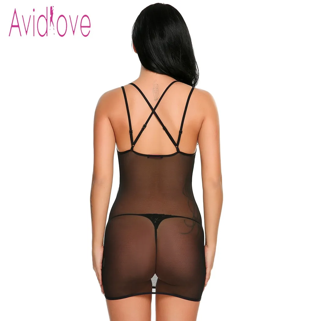 Avidlove Прозрачное нижнее белье сексуальное эротическое горячее Женская кружевная