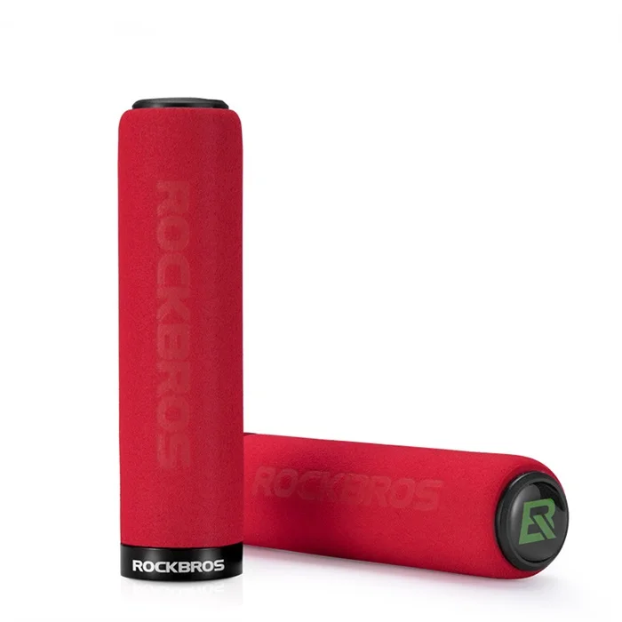 Sponge Red Black Ultraight велосипедный руль MTB Упоры для рук на руль велосипеда губчатые накладки на ручки анти-скольжение амортизирующие мягкие велосипедные аксессуары - Цвет: Sponge Red Black