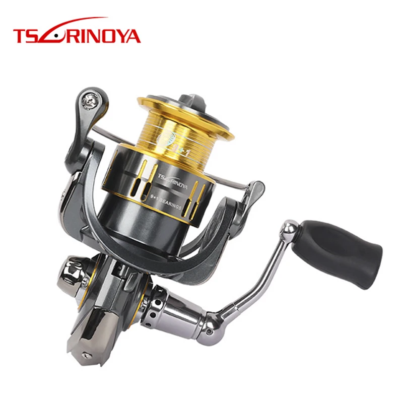 

2018 Tsurinoya 2000 Size Spinning Fishing Reel 9+1BB/5.2:1/5kg Steering Wheel Lure Reels Carretel De Arremesso Moulinet Peche