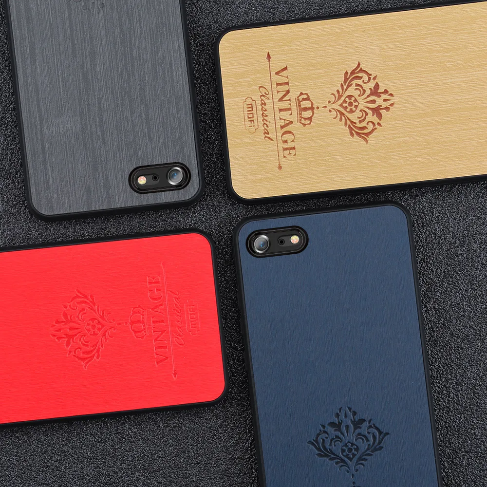 MOFi Original Back Case for iPhone 8 Plus Cover PU Leather 7 plus Silicone Coque apple |