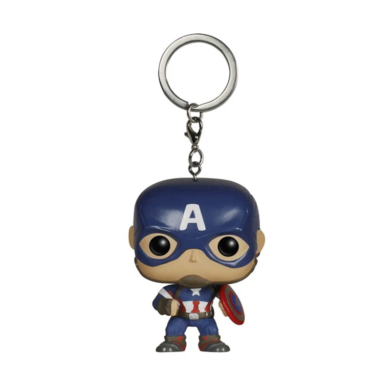 21 Новинка, карманный игрушечный ключ, цепочка Marvel, Железный человек, Человек-паук, ручная сумка американского фасона, Детская Коллекционная подвеска, есть коробка, модный подарок - Цвет: 21